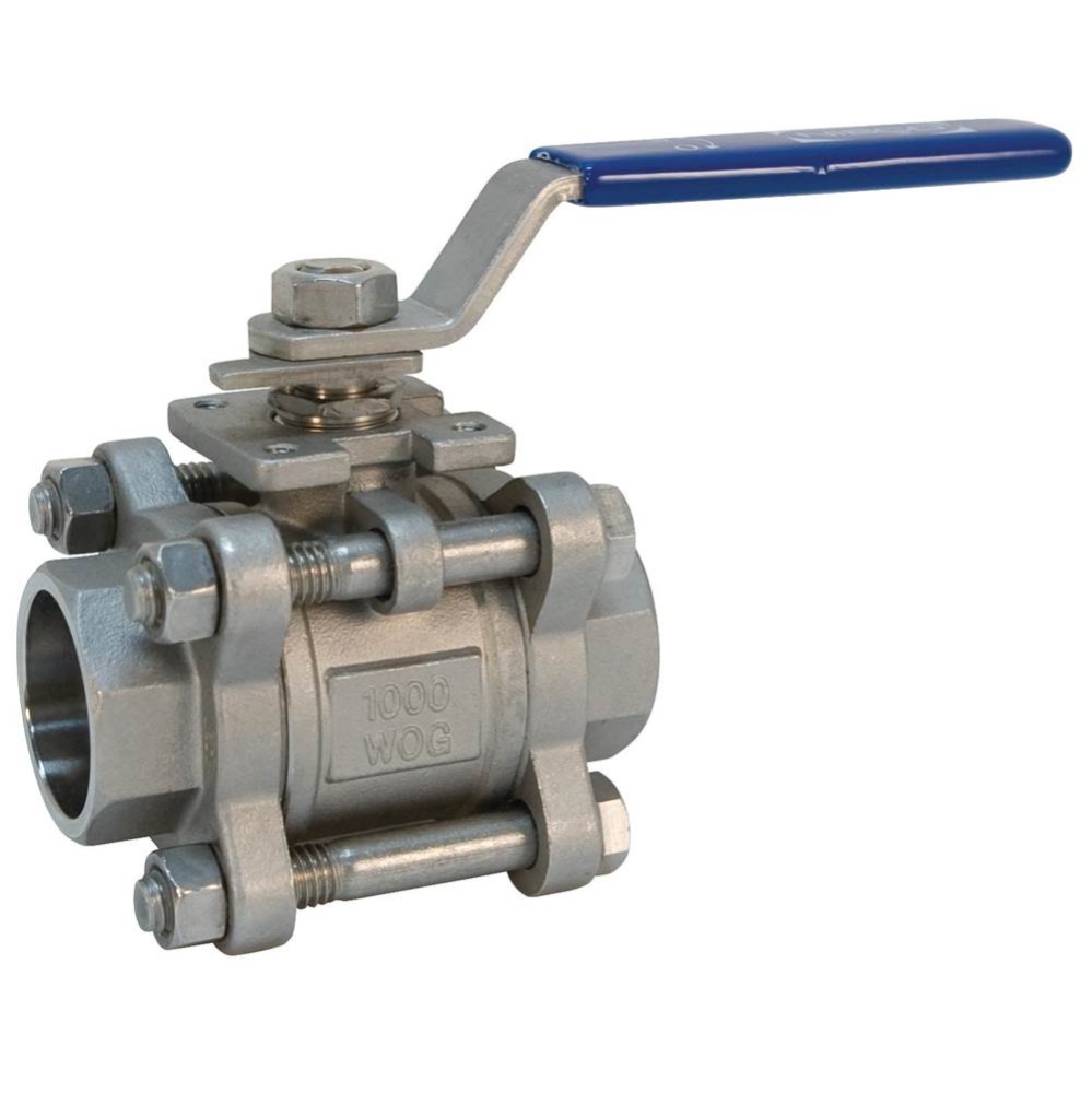 KM595S6R66LL 11/2 SW BALL 3PC W/MT LK LV