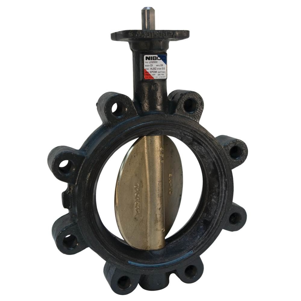 LD20000 4 LUG BFV BARE STEM DUCTILE IRON