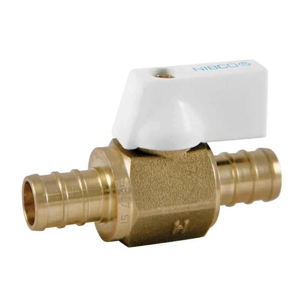 NPR50A-LF 1/2 PEX BRONZE MINI BALL VALVE
