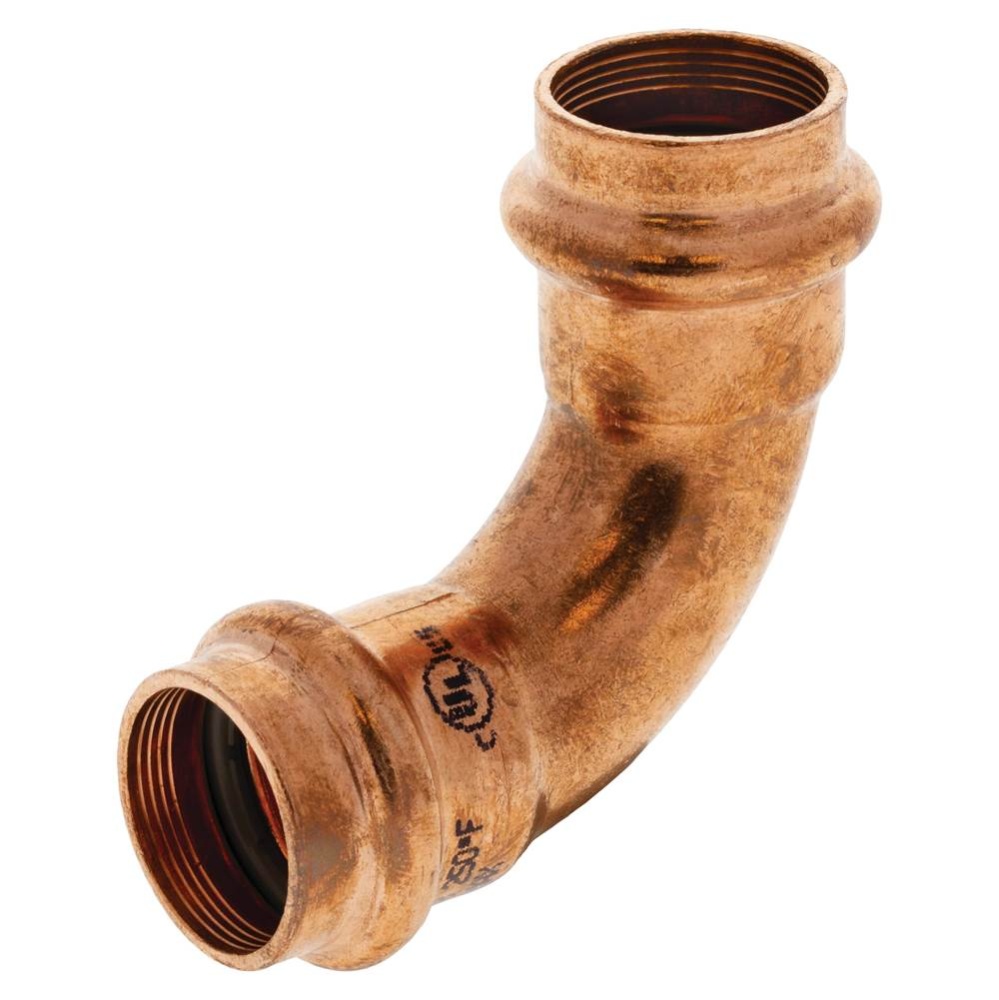 PC9607-LT 1/4 OD PRESS 90 ELBOW