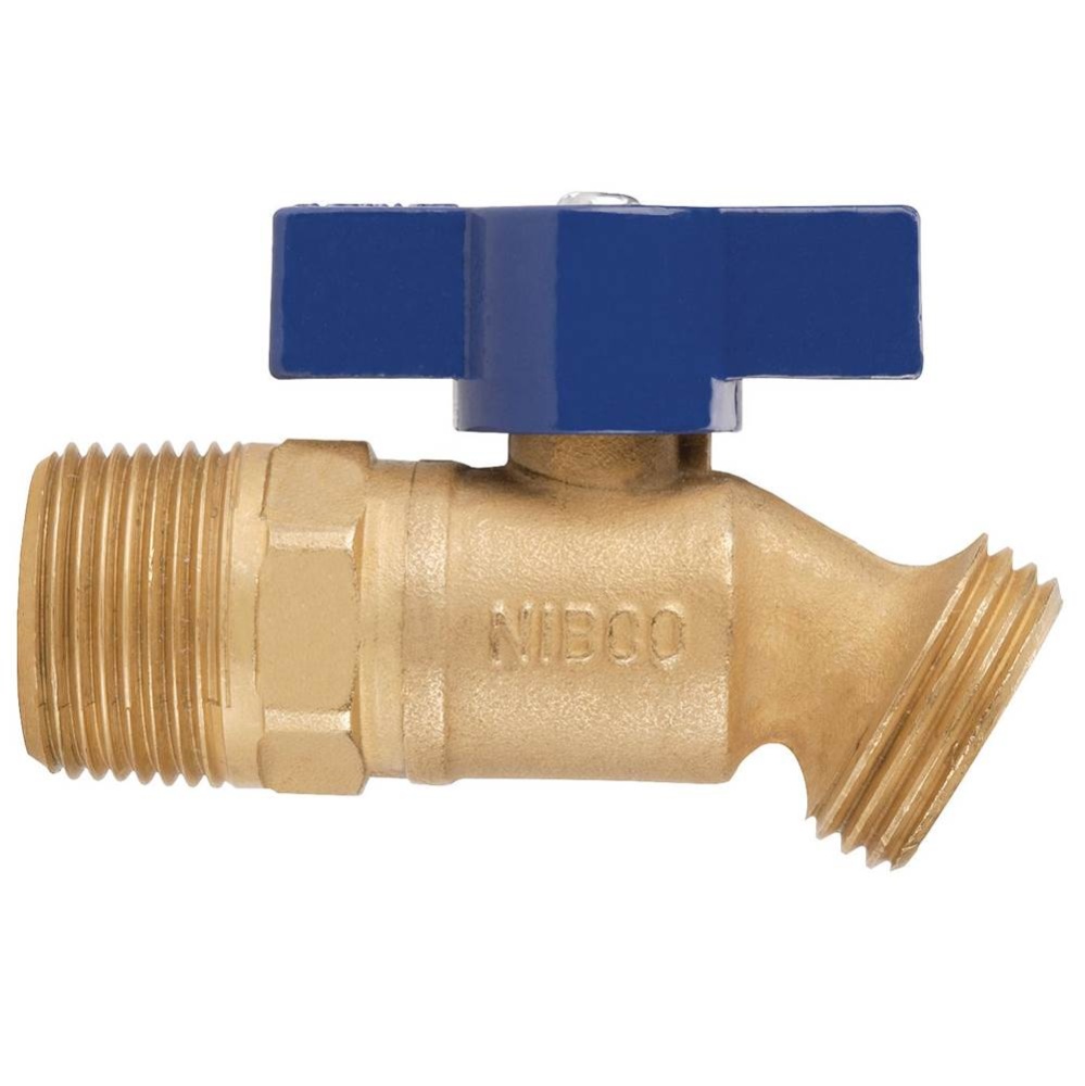 QT54X 1/2 QTR TURN NO-KINK BIBB-MALE/CUP