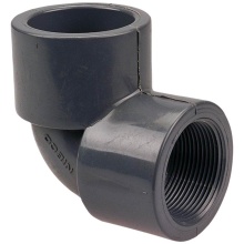 Nibco CA07505 - 4507-3 1/2 S X T 90 ELL PVC 80