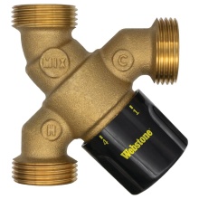 Nibco H-70070W-Y - 1 Gmt Lf Dzr Br Y-Tmv Body 176F