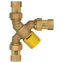 Nibco H-72202W-Y - 1/2 FIP Y-Tmv With Ck