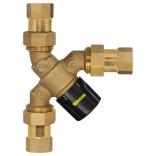 Nibco H-72272W-Y - 1/2 FIP Y-Tmv With Ck - 176 Max