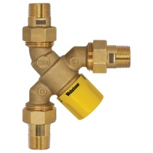 Nibco H-74204W-Y - 1 Mip Lf Br Y-Tmv With Ck