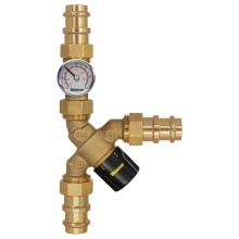 Nibco H-78274W-Y-TG - 1 PRS Y-Tmv With Ck & Temp Gauge - 176 Max