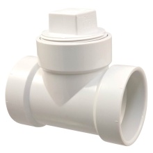 Nibco K159250 - 4814 4 HXHXCOW/PLUG TEST TEE PVC