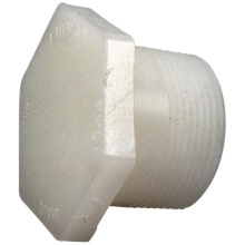 Nibco CE02450 - 66164 2'' Thd Plug Nat Pvdf Hex