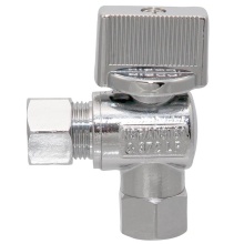 Nibco ND614L1 - 7145F-LF ANGLE SUPPLY STOP 3/8ODFX3/8OD