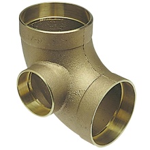 Nibco E068250 - 8079R 3X3X2 Dwv 90 With Side Inlet Cast