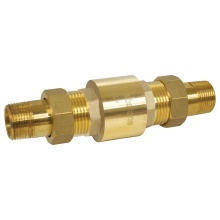 Nibco H-10822W - 1/2 Mip Lf Dzr Br Servicable Spring Ck