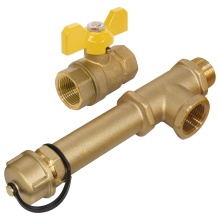 Nibco H-22442 - 1/2 Br Gas Sed Trap With Fp Gas Bv