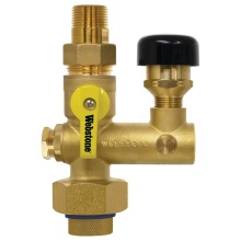 Nibco H-22663W-VR - 3/4 Mip Br-Wh Supply Vlv With Vrv