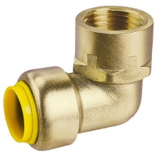 Nibco H-26422W - 1/2 PRO-PUSH x FPT LF 90 DEGREE ELBOW