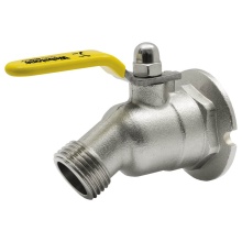 Nibco H-30202W - 1/2 FIP FLG x HOSE LF NP BR SILLCOCK