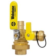 Nibco H-30437W - 2 F1960 PEX LF UNION BALL DRAIN