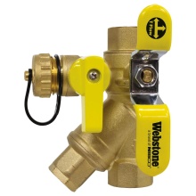 Nibco H-41565W - 11/4 FIP Lf Dzr Br Ball Drn Strainer