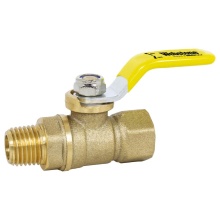 Nibco H-41686 - 1/4 FIP x 1/8 MIP FP BR MINI BL VLV