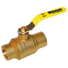 Nibco H-51705SSL - 1 1/4 CXC FP BR BL VLV W/SS LEVER