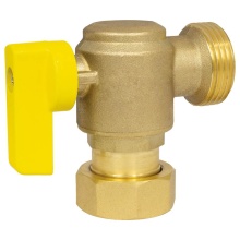 Nibco H-7-G134WY-A - G1 Ang Lf Br Bv With Yellow Handle