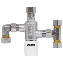 Nibco H-77411W - 3/8 Cmp Lf Brz Tmv With Ck & Ftngs