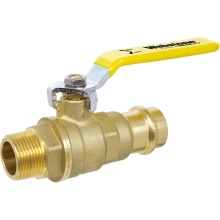 Nibco H-82702W - 1/2 PRS X MIP LF DZR BR BV