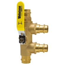 Nibco H-88655 - 1 1/4 X 1 1/4 PRS Purge Tee