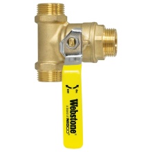 Nibco H-G7674W - 1 Gmt Bv X 1 Gmt Run T-Vlv