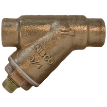 Nibco NJ2QA0C - S221A 1 1/2 20 MESH W/PLUG BRZ STRNR