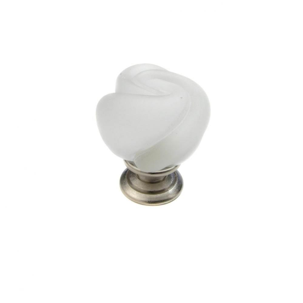 Traditional Murano Glass and Metal Knob - 9030