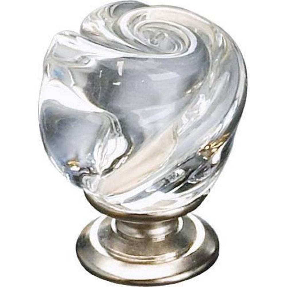 Traditional Murano Glass and Metal Knob - 9030