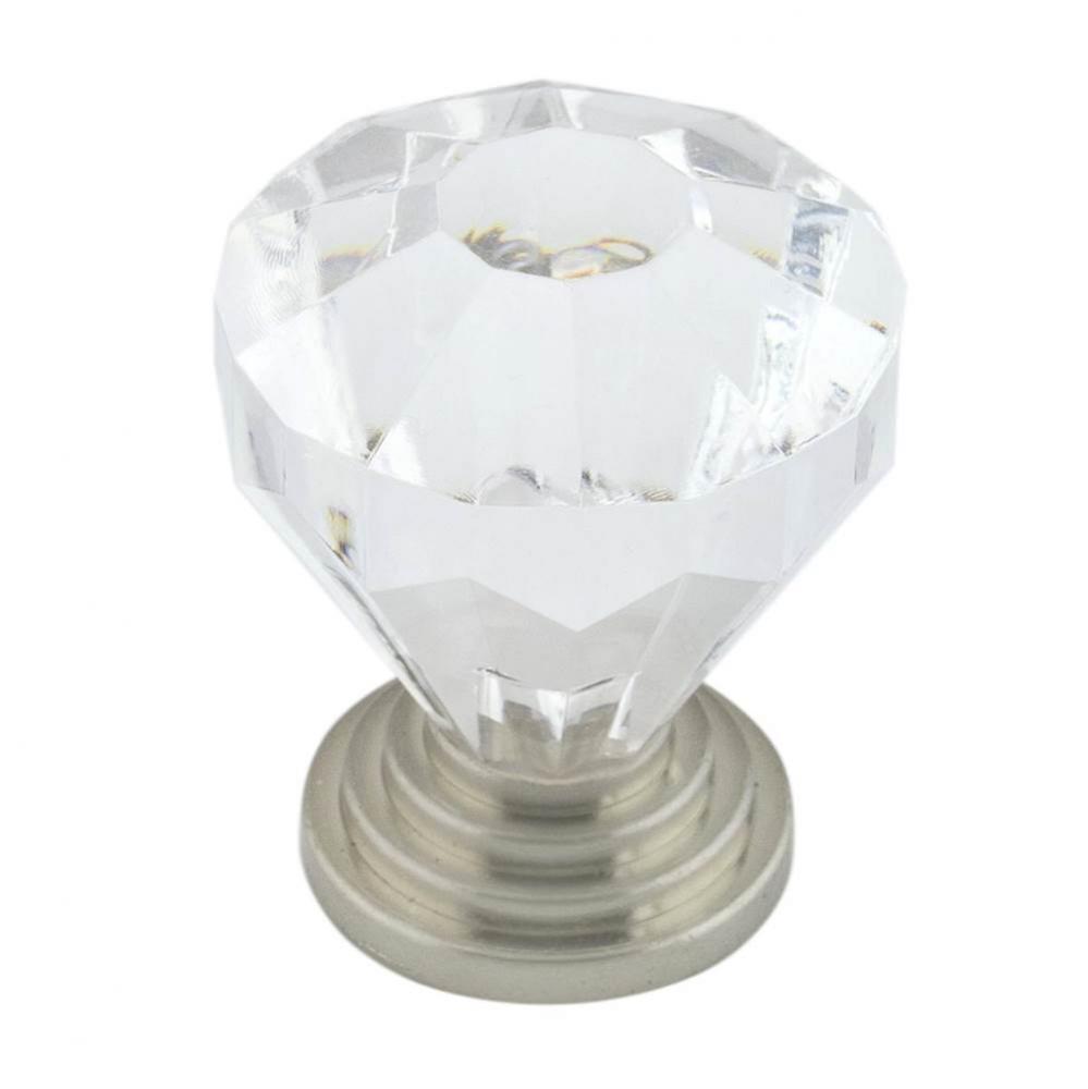 Eclectic Acrylic and Metal Knob - 10089