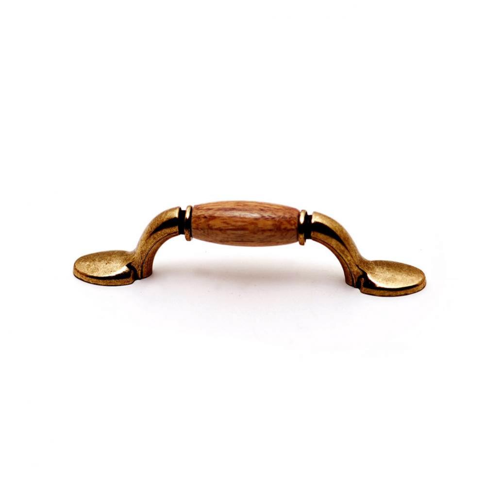 Traditional Wood and Metal Pull - 3801BB