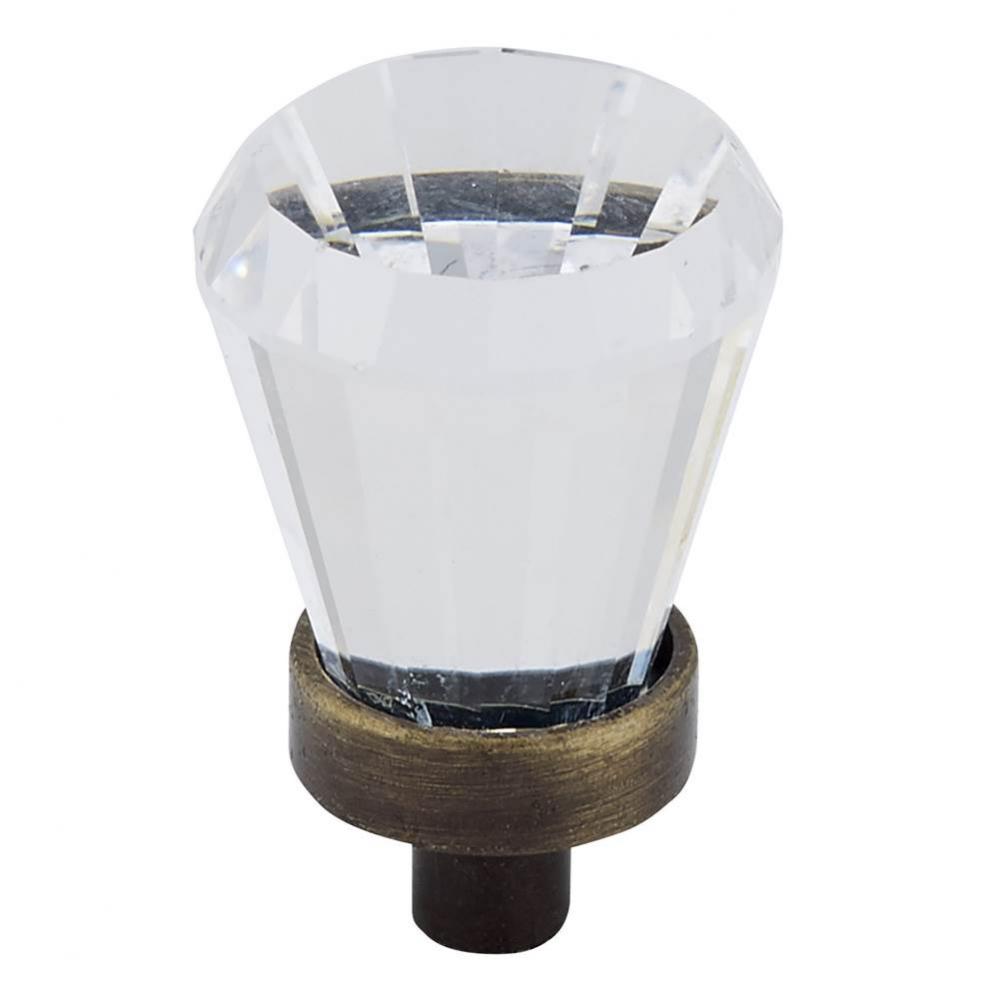 Traditional Swarovski Crystal and Metal Knob - 276B