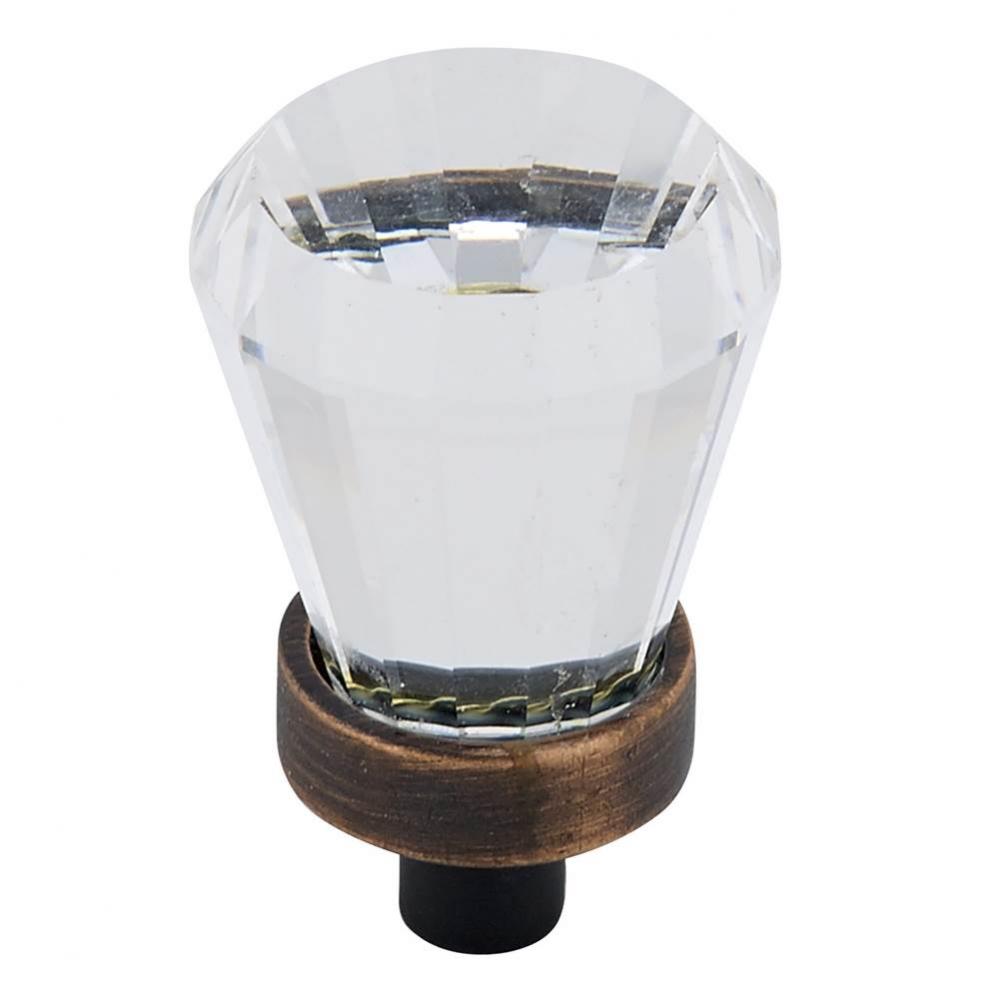 Traditional Swarovski Crystal and Metal Knob - 276B