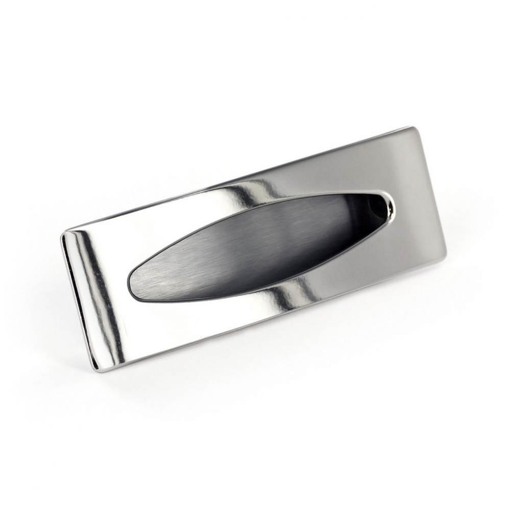 Contemporary Recessed Metal Pull - 870
