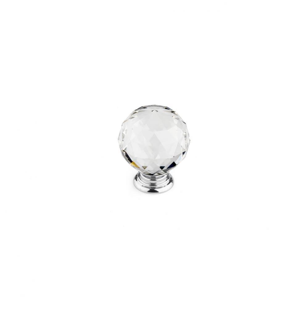 Contemporary Crystal Knob - 8737