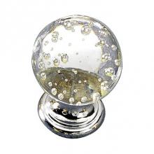 Richelieu America 992314018 - Traditional Glass and Metal Knob - 9923