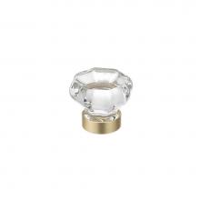 Richelieu America BP1007416011 - Eclectic Crystal and Metal Knob - 1007