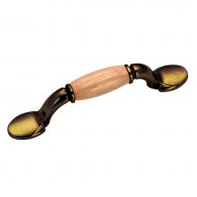 Richelieu America 3801BB251 - Traditional Wood and Metal Pull - 3801BB