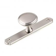 Richelieu America BP228640195 - Transitional Metal Wardrobe Knob and Backplate
