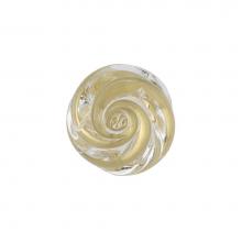Richelieu America BP903013011 - Traditional Murano Glass and Metal Knob - 9030