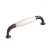Richelieu America BP970090730 - Traditional Ceramic and Metal Pull - 9700