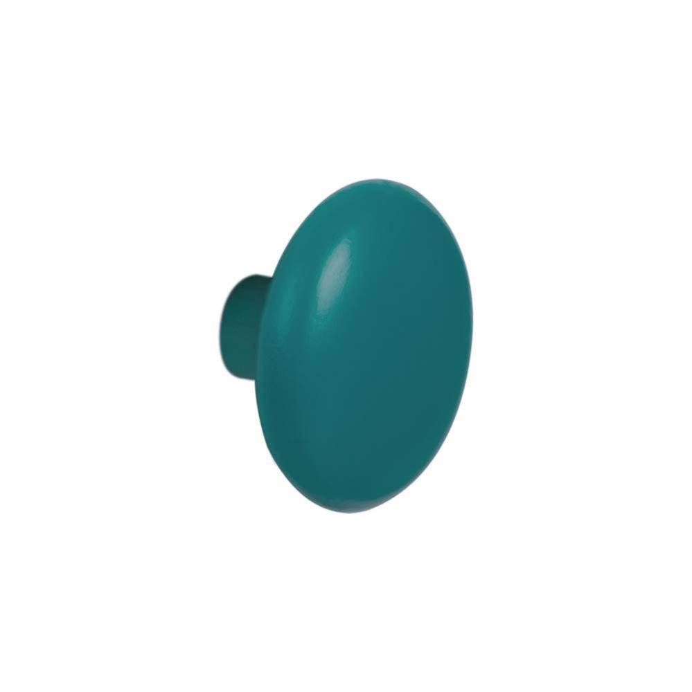 88939 Hook/Knob, Turquoise Green Pantone