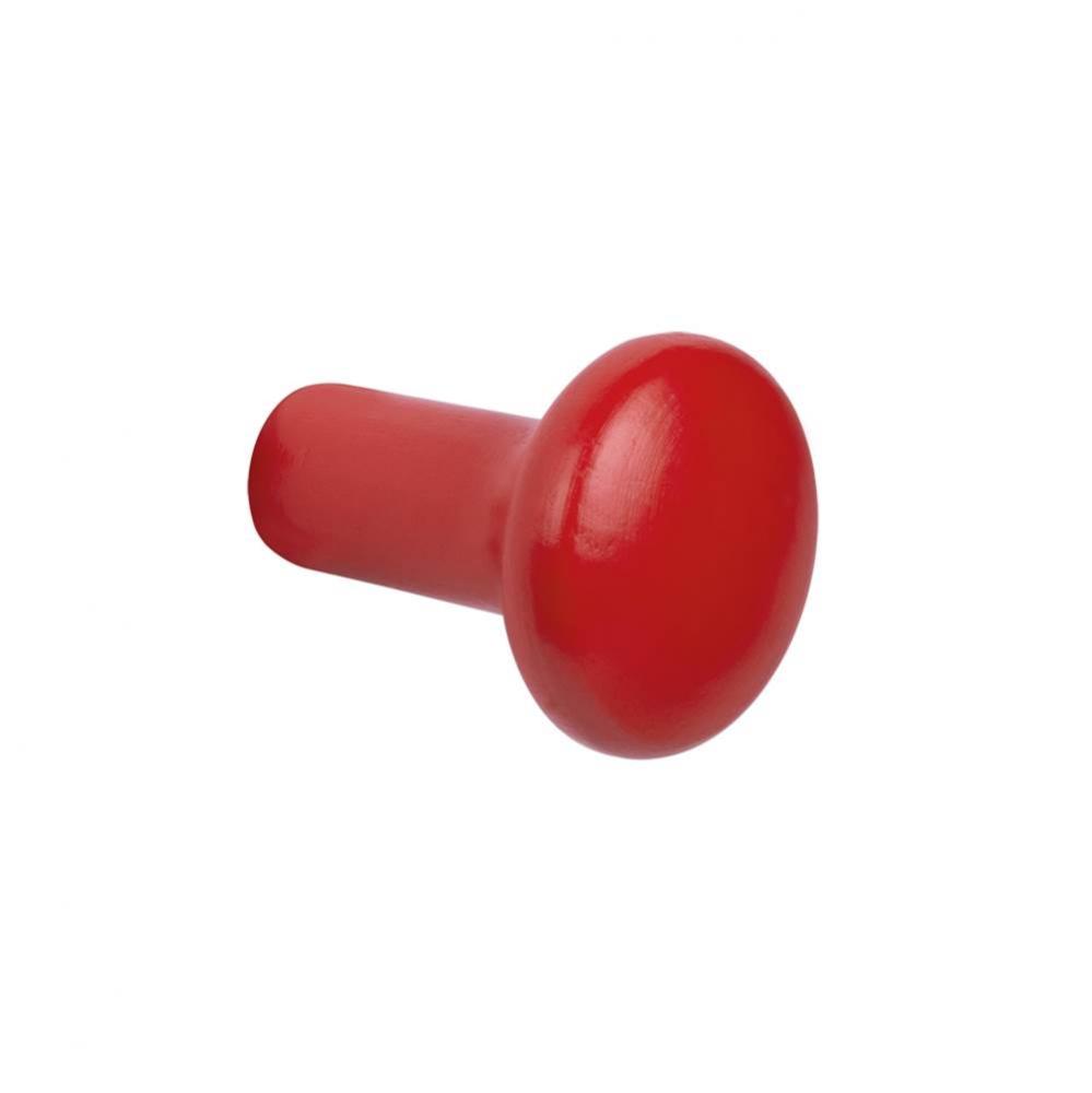 88940/30 Hook/Knob, Red Pantone