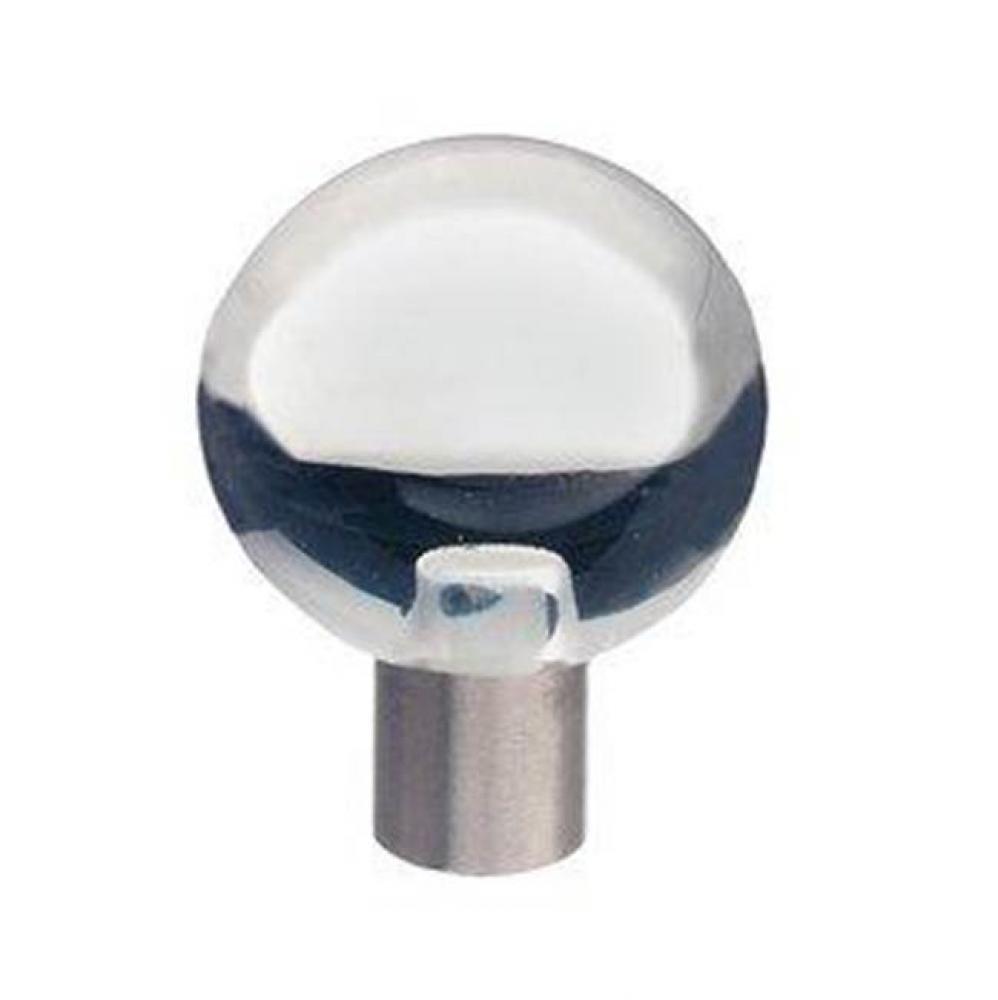 4452 Knob, Brushed, Clear