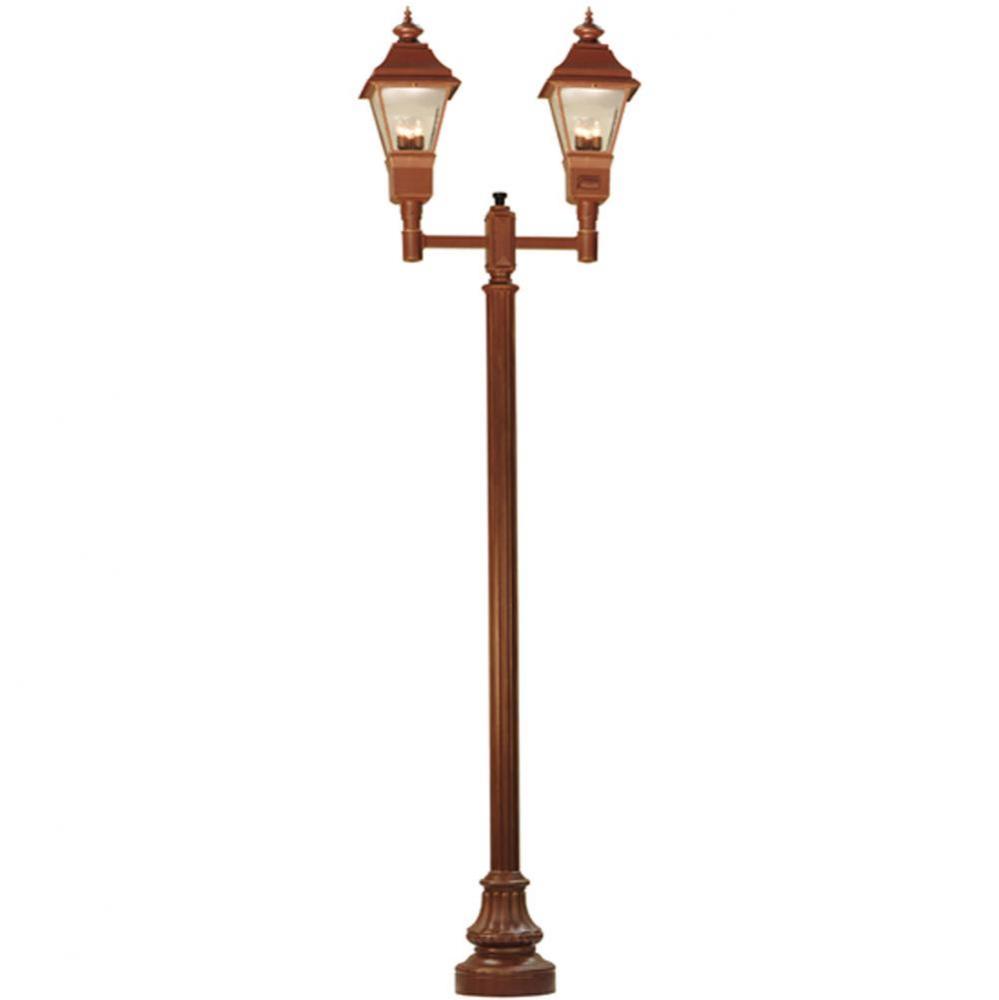 46.5''L Cheswick 2 Lantern Outdoor Street