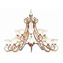 2nd Ave Designs 01.0870.96 - 96'' Wide Angelo 20 Light Two Tier