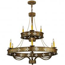 2nd Ave Designs 202258.11 - 37.5''W Byzantine 9 LT Two Tier